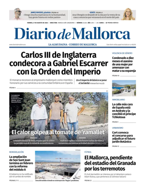 Cover of Diario de Mallorca