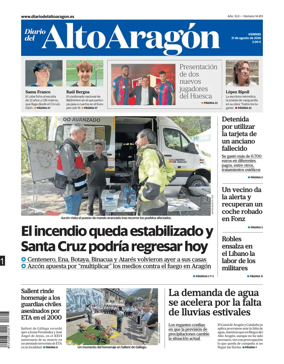 Cover of Diario del Alto Aragon