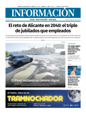 Cover of Diario Informacion (Elche y Vega Baja)
