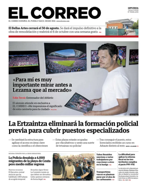 Cover of El Correo (Gipuzkoa)