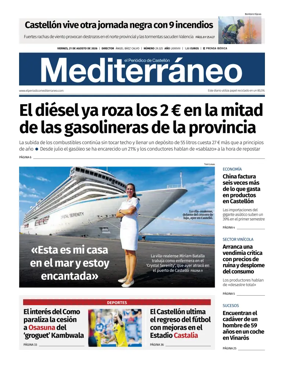 Cover of El Periodico Mediterraneo