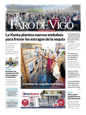 Cover of Faro de Vigo (Pontevedra)