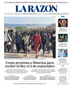 Cover of La Razon (Levante)