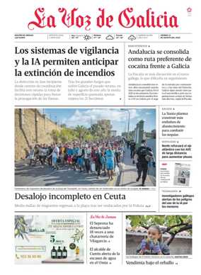 Cover of La Voz de Galicia (Arousa)