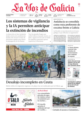 Cover of La Voz de Galicia (Ferrol)