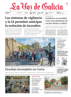 Cover of La Voz de Galicia (Lugo)