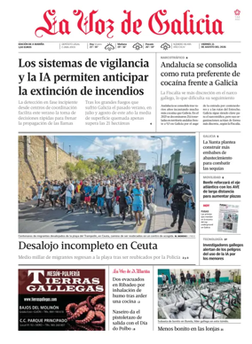 Cover of La Voz de Galicia (Viveiro)