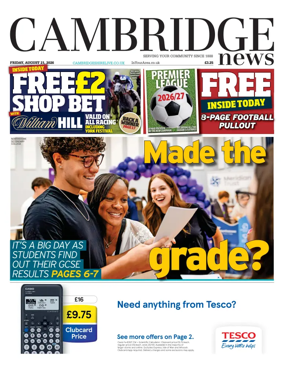 Cover of Cambridge News