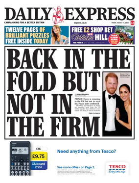 Cover of Daily Express