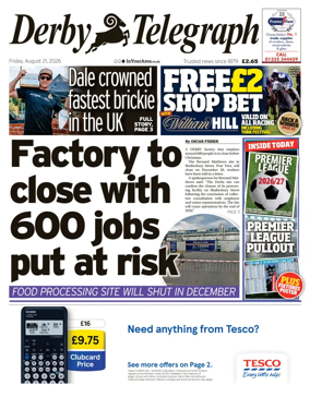 Cover of Derby Telegraph