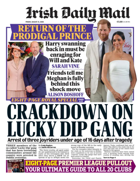 Cover of Irish Daily Mail