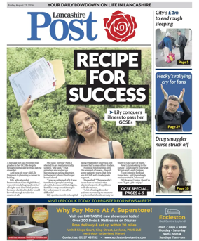 Cover of Lancashire Evening Post