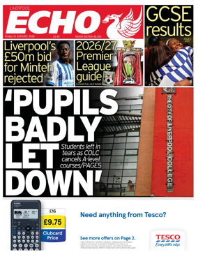 Cover of Liverpool Echo