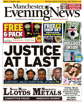 Cover of Manchester Evening News