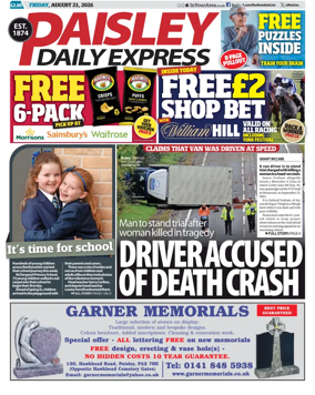 Cover of Paisley Daily Express