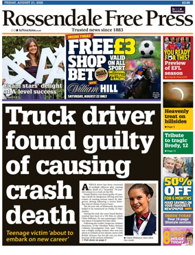 Cover of Rossendale Free Press