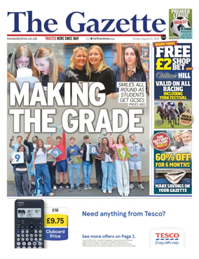 Cover of Teesside Evening Gazette