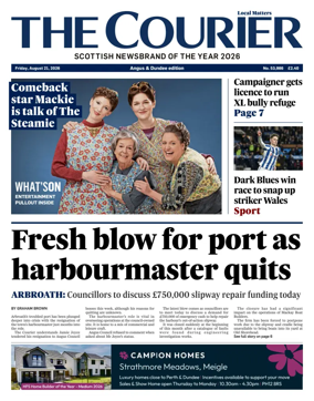 Cover of The Courier & Advertiser (Angus and Dundee)