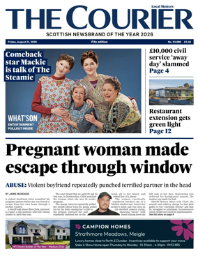 Cover of The Courier & Advertiser (Fife Edition)