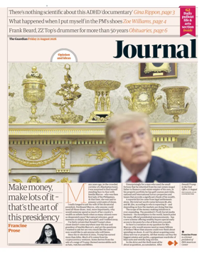 Cover of The Guardian e-paper Journal