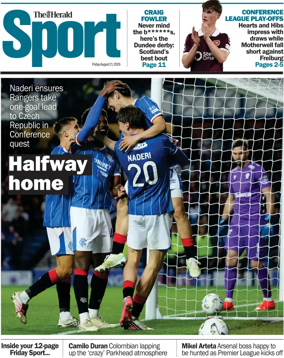 Cover of Herald Sport