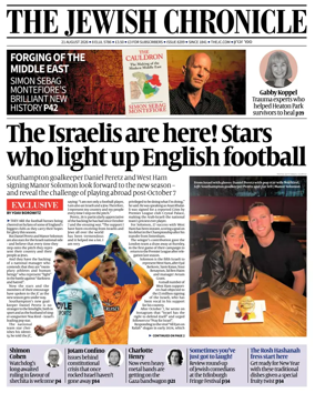 Cover of The Jewish Chronicle