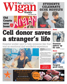 Cover of Wigan Evening Post