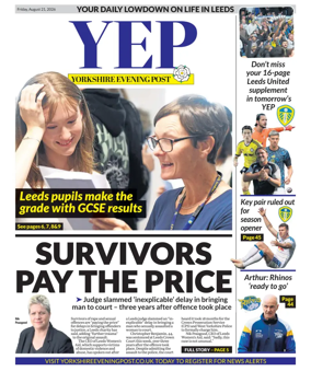 Cover of Yorkshire Evening Post