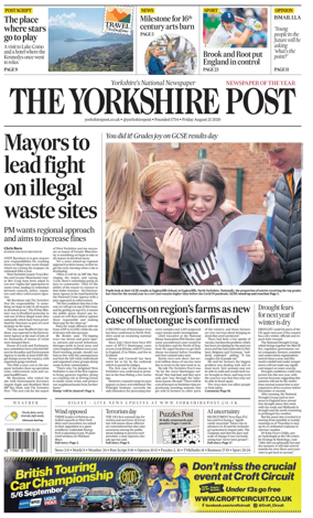 Cover of Yorkshire Post