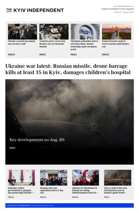 Cover of The Kyiv Independent