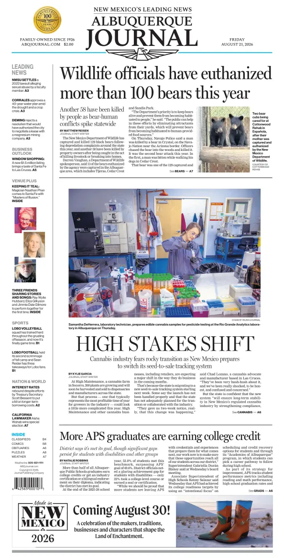 Cover of Albuquerque Journal