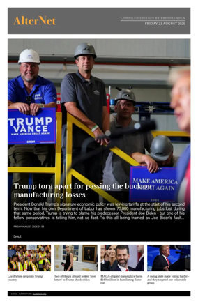 Cover of AlterNet