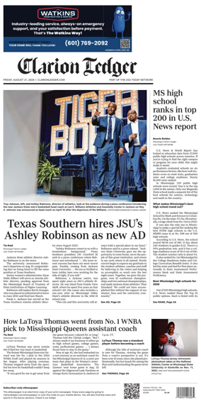 Cover of Clarion Ledger