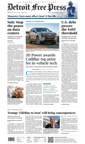 Cover of Detroit Free Press