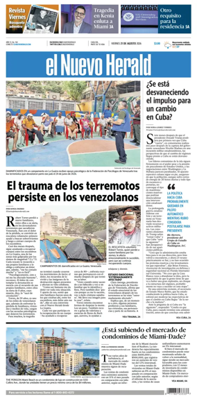 Cover of El Nuevo Herald
