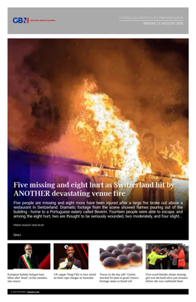 Cover of GB News UK