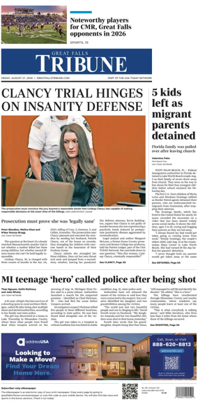 Cover of Great Falls Tribune