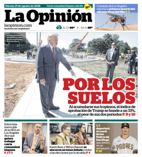 Cover of La Opinion