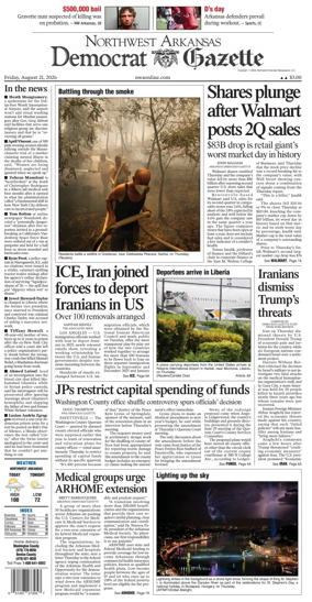 Cover of Northwest Arkansas Democrat-Gazette