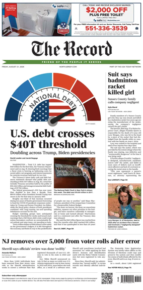 Cover of The Bergen Record