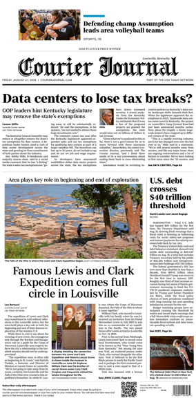 Cover of The Courier-Journal (Louisville)