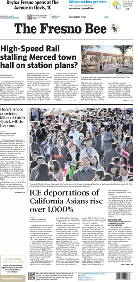 Cover of The Fresno Bee