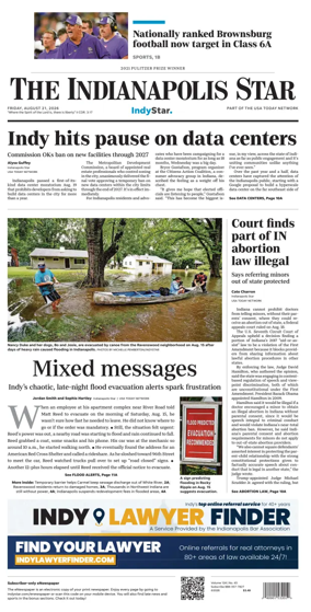 Cover of The Indianapolis Star