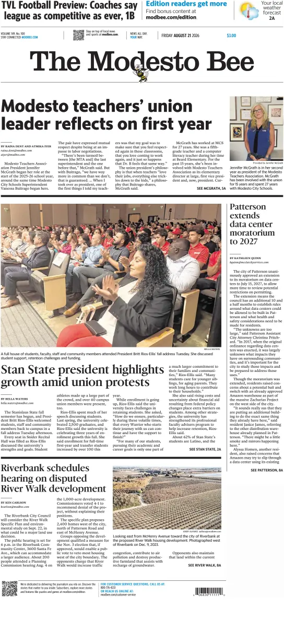 Cover of The Modesto Bee