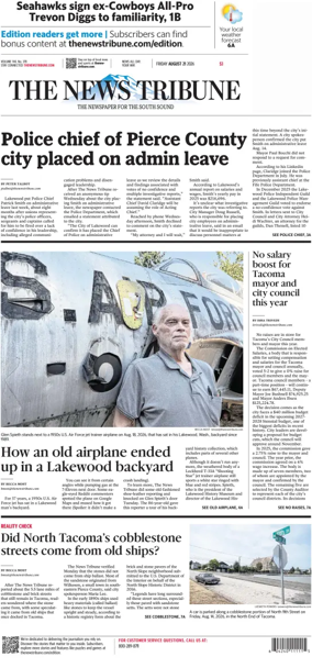 Cover of The News Tribune