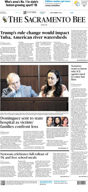 Cover of The Sacramento Bee