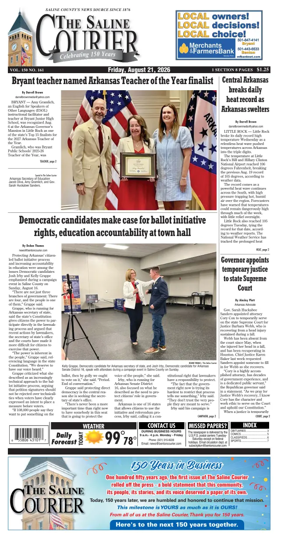 Cover of The Saline Courier