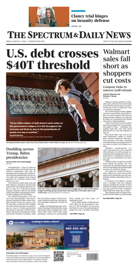 Cover of The Spectrum & Daily News