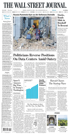 Cover of The Wall Street Journal