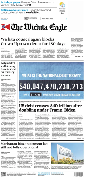 Cover of The Wichita Eagle